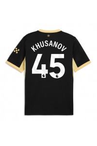 Manchester City Abdukodir Khusanov #45 Fotballdrakt Borte Klær 2026-27 Korte ermer